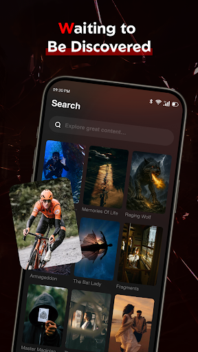 Fovo discovery screen